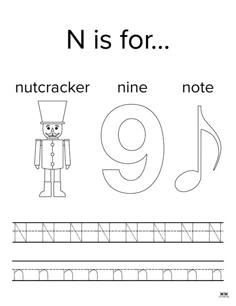 Letter N Worksheets Printable