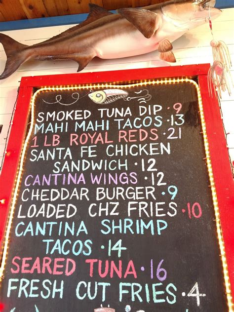 Menu at The Blind Tiger Bay St. Louis pub & bar, Bay Saint Louis