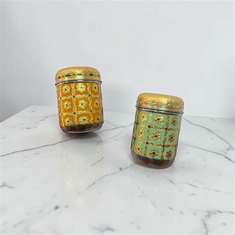 Meenakari containers (Assorted) – Pai by Lee Gifts