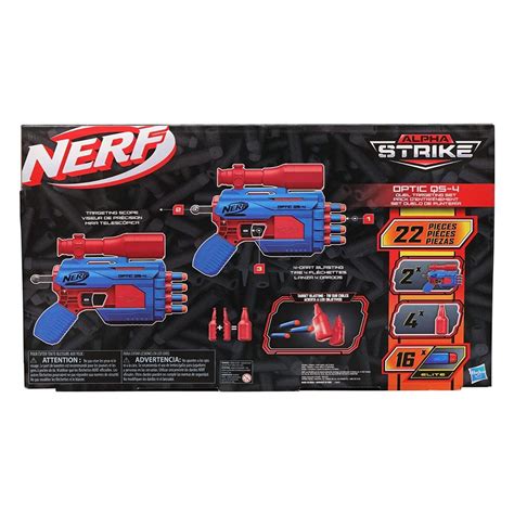 Buy Nerf Alpha Strike Optic QS-4 Duel Targeting Set ,22-Pieces ...