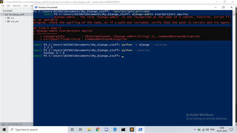 Django Admin Is Not Recognized 的图像结果