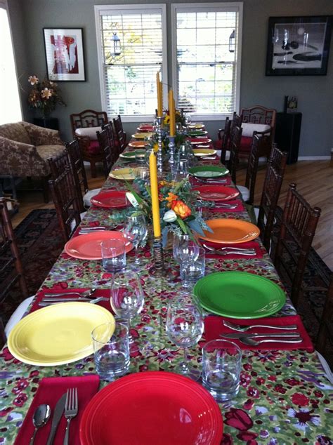 Image result for Colorful Table Setting