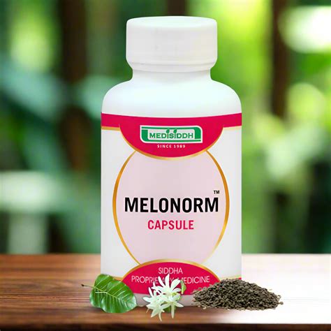 Melonorm Capsule 100 Nos - Natural Remedy for Skin Care and Leucoderma ...
