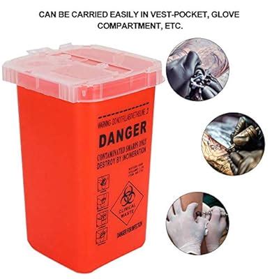 YUYTE Sharps Container Sharps Bin Sharps Box for Needles India | Ubuy