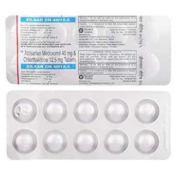 Zilsar CH 40/12.5 - Strip of 10 Tablets : Amazon.in: Health & Personal Care