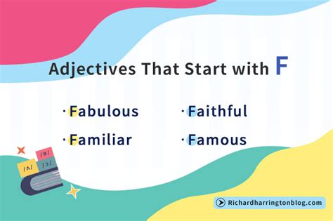 530 Adjectives That Start with F (2023 Update) — RHblog