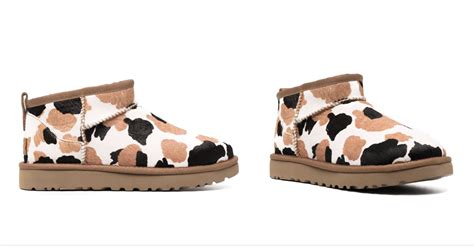 UGG Cow Print Boots 2022