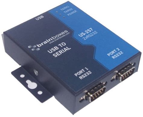 US-257 Brainboxes | Brainboxes RS232 USB B Female to D-sub, 9 Pin Male ...