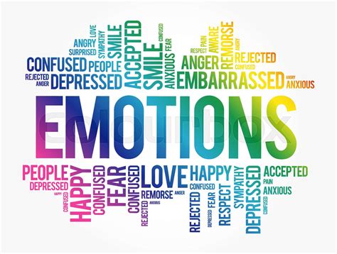 Emotions word cloud collage | Stock vector | Colourbox