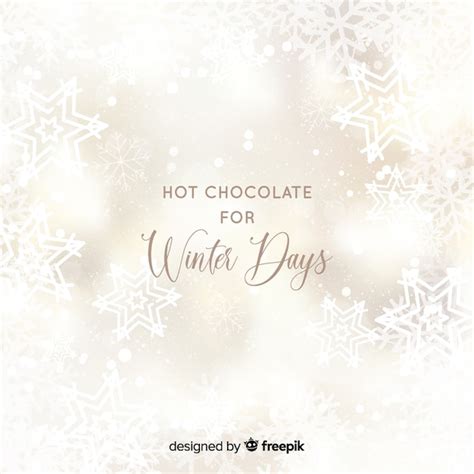 Winter bokeh lights background | Free Vector