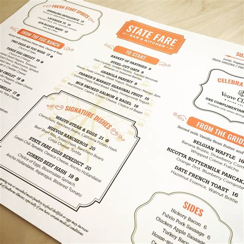 State Fare Kitchen And Bar Menu | Ralnosulwe