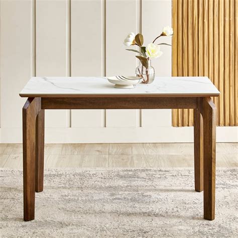 Buy Falcon NXT Ceramic Top 4-Seater Dining Table - White from Home ...