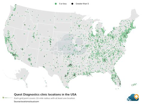 List of Quest Diagnostics Clinic Locations in the USA