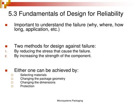 Image result for Examples of Design for Reliability