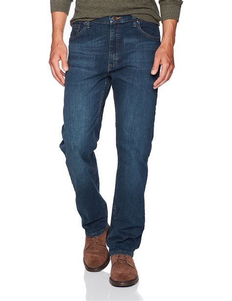 Mens 42x28 Classic Straight Leg Stretch Jeans 42 - Walmart.com