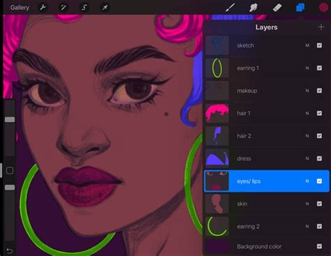 Procreate Software Tutorial 的图像结果