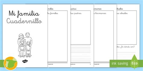 Cuadernillo: Mi familia (teacher made) - Twinkl