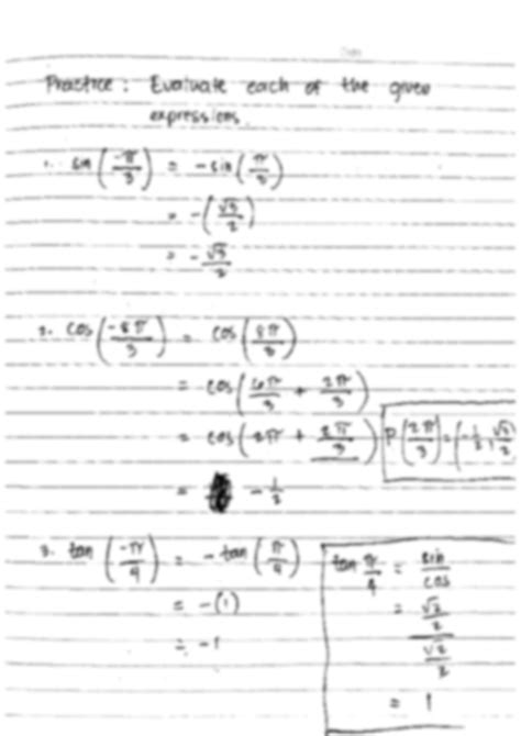 SOLUTION: Trigonometry part 3 functions of a negative real number ...