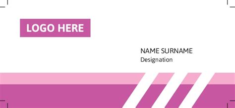 Slim Visiting Cards Designs and Templates
