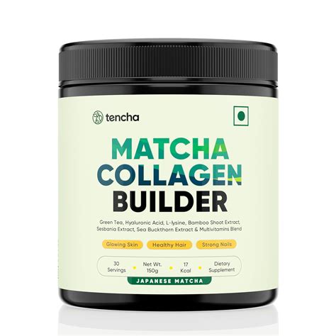 Tencha Collagen Builder for Glowing Skin, Healthy Hair, Strong Nails ...