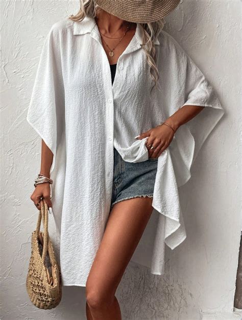 Shop White Over Sized Shirt - for Women | OUTZIDR | Gen-Z Style