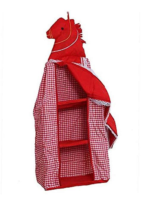 Heart Home Lining Horse Design Cotton Three Cabinet Hanging Baby ...