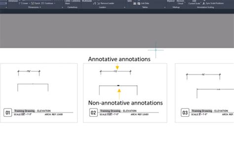 AutoCAD Annotative Object Tutorial 的图像结果