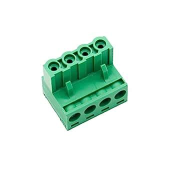 Electronic Spices 2EDGK-5.08-4p 4 Hole 5.08mm Pitch Pluggable Female ...