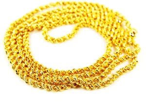bfj One Gram Gold Chain Thali Mangalya Chain for Women(Pack of 1, Rope ...