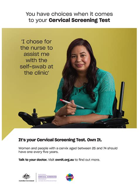 Own It cervical screening campaign posters and social media images ...