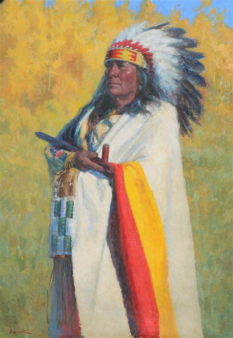 William Kalwick - Eagle Feather, Native American Indian, oil painting , Texas Artist, Western ...