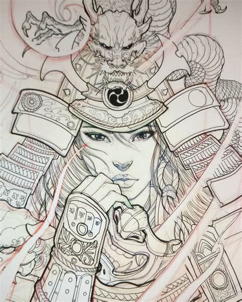 Samurai Drawing at GetDrawings | Free download
