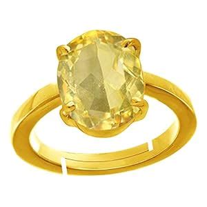 10 ratti Natural Certified Full transparant Beautiful Citrine sunehla ...