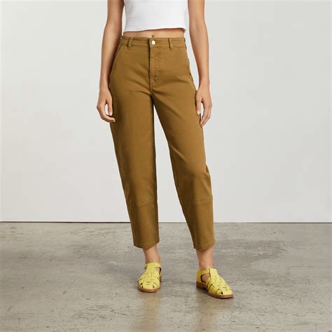The Utility Barrel Pant Golden Brown – Everlane