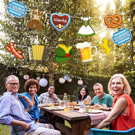 Buy Oktoberfest Flag Banner, Oktoberfest Garland Bavarian German Party ...