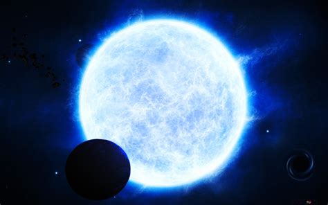 Space - Blue Star HD wallpaper download