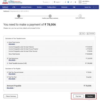 File ITR-1 (Sahaj) Online User Manual | Income Tax Department