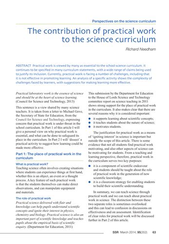 Image result for Practical Science Lesson