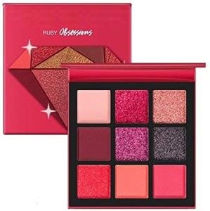 NADJA 9 Colors Objects ruby Matte and Shimmer Eye shadow Palette 10 g ...