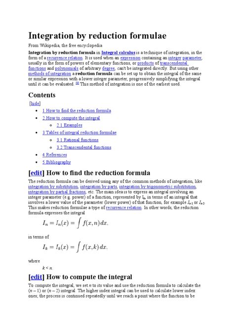 Image result for Integration by Reduction Formulae Examples