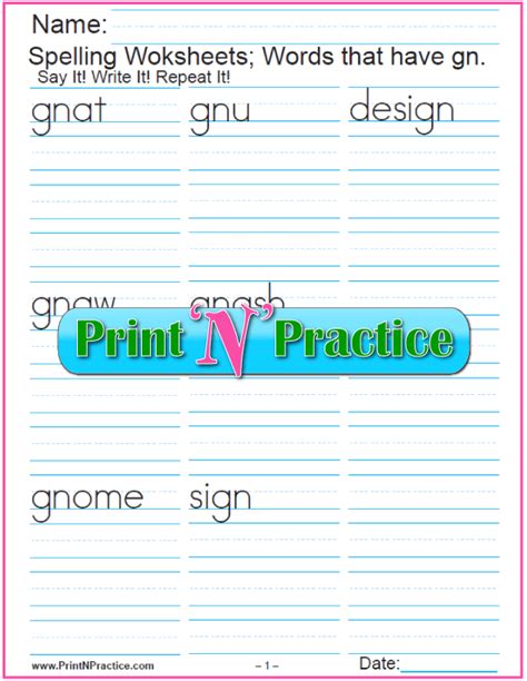 44+ Phonics Worksheets ⭐ Kids Practice Phonics Words - Easy Copywork