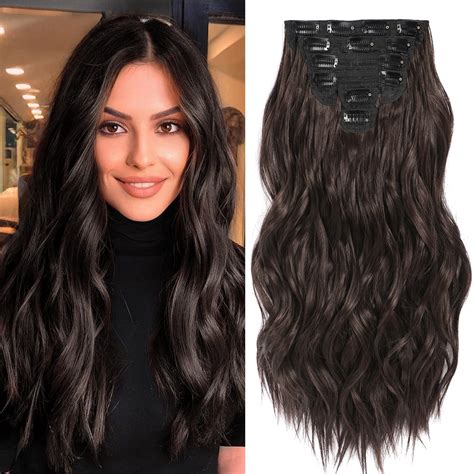 Amazon.com : Curly Clip in Hair Extensions Clips in Feelings #33 auburn ...