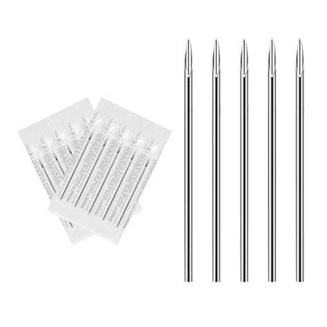 Body Piercing Needles, ATOMUS 14G 16G Stainless Steel Sterile ...