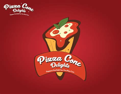 Pizza Cone Delights Logo Design - Janith Chanaka | Pizza cones, Pizza ...