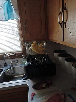 Buy ADOVEL Dish Drying Rack and Drainboard Set, 2 Tier Dish Drainer ...