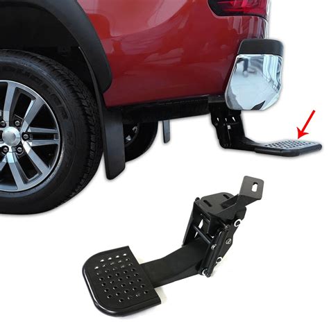 Retractable Tailgate Bumper Step for Toyota Hilux India | Ubuy