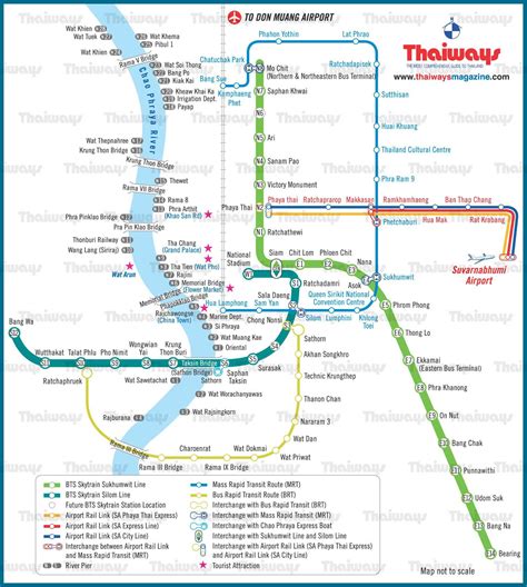 Skytrain & Metro Map | Bangkok map, Bangkok, Bangkok thailand