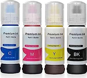 Ozer 001 & 003 Refill Ink Compatible for Use in Epson EcoTank L3110 ...