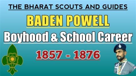 BADEN POWELL BOYHOOD AND SCHOOL CAREER (1857-1876) || LIFE STORY OF ...