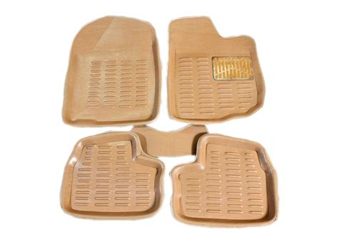 3D Floor Foot Mat DUSTER BEIGE for Renault Duster | Parts Big Boss